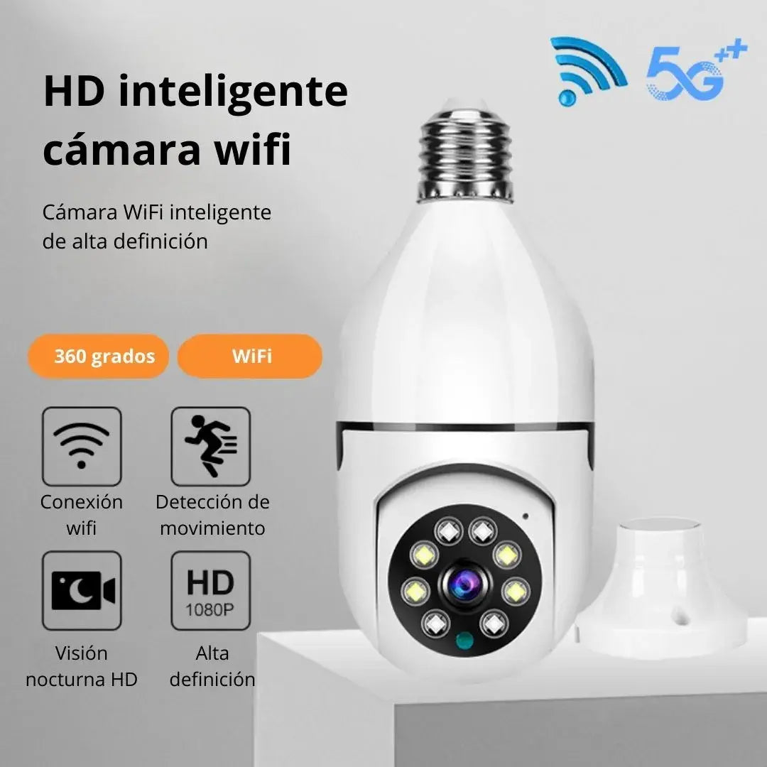 Foco Con Camara Genérico Wifi 1080p