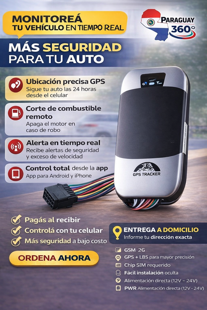 GPS Localizador corta corriente TRAKER