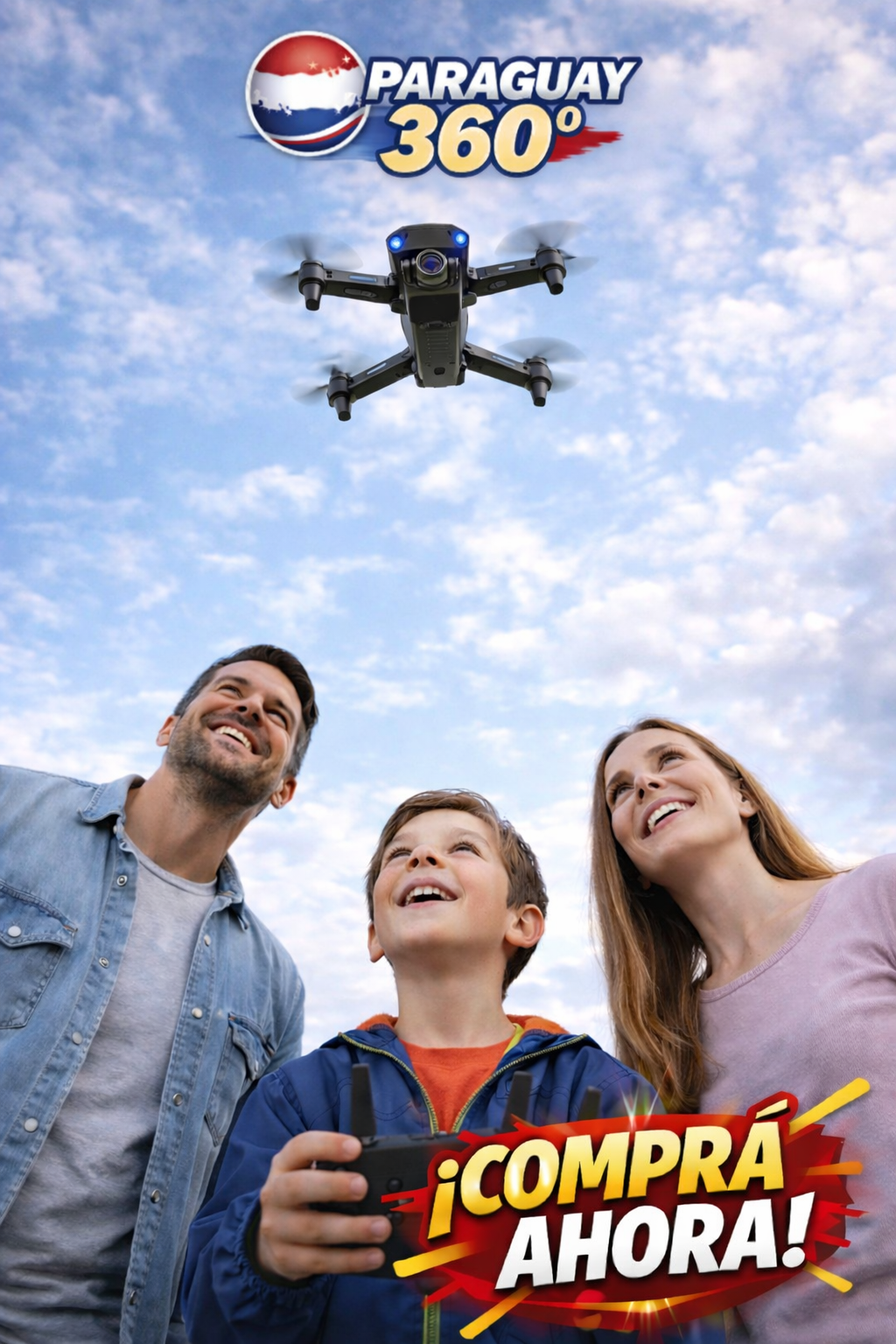 Drone E99 Dual Optical Flow con Cámara HD y Doble Batería