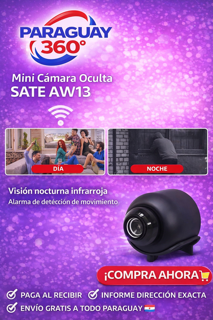 Mini Cámara Oculta SATE AW13
