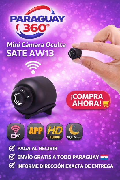 Mini Cámara Oculta SATE AW13