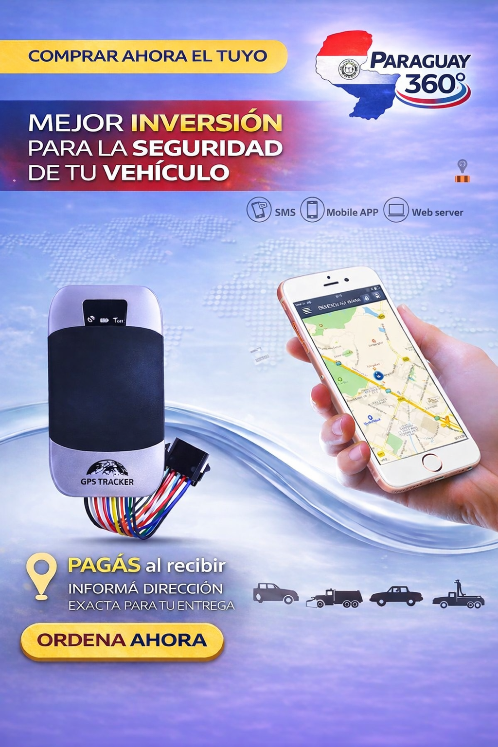 GPS Localizador corta corriente TRAKER