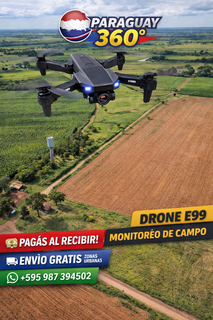 Drone E99 Dual Optical Flow con Cámara HD y Doble Batería