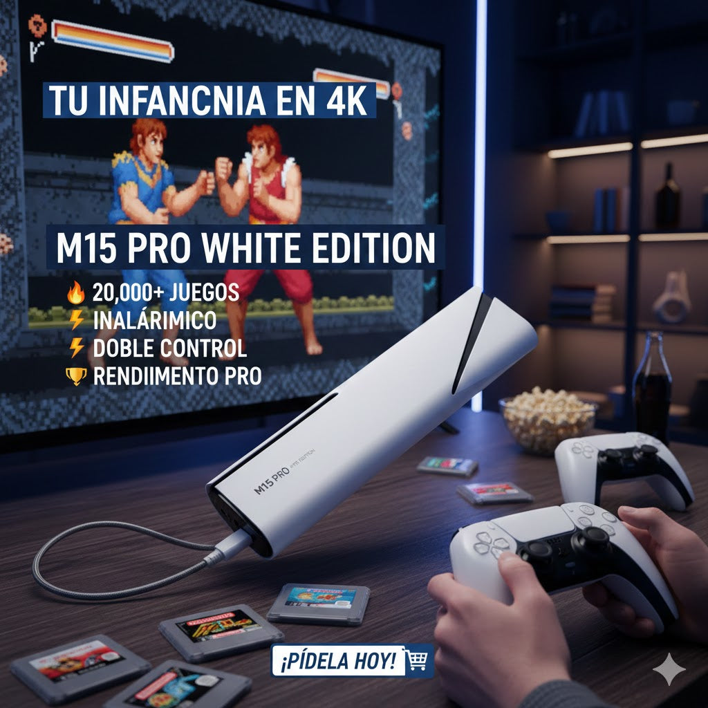 Consola Retro Game Stick M15 Pro White