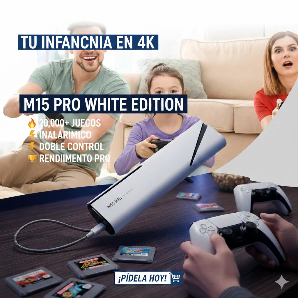 Consola Retro Game Stick M15 Pro White